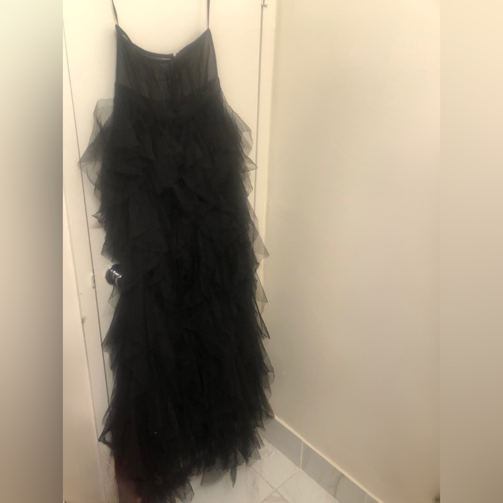 FashionNova Tule Maxi Skirt - Black